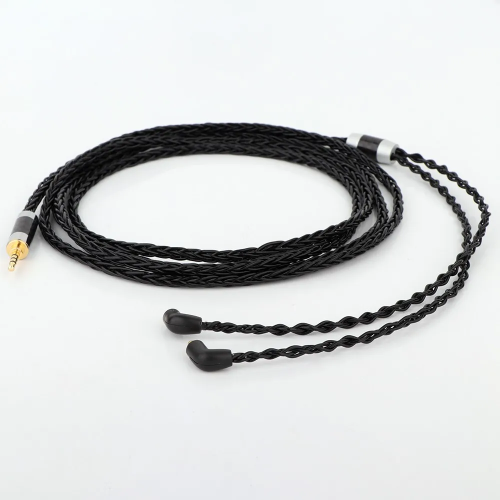 2,5 mm symmetrischer Stecker 8-adriges versilbertes OCC-Kopfhörerkabel für Etymotic ER4 XR SR ER4SR ER4XR ER3sr er3se – Detail 1