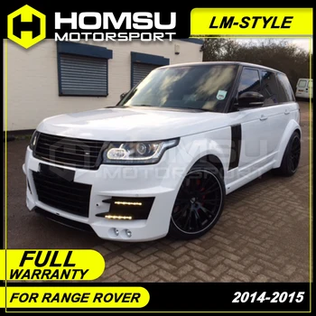 

LM STYLE KIT Fit Body Kit for Land Rover for Range Rover Vogue 2014-2015 Front bumper rear diffuser rear bumper side skirt