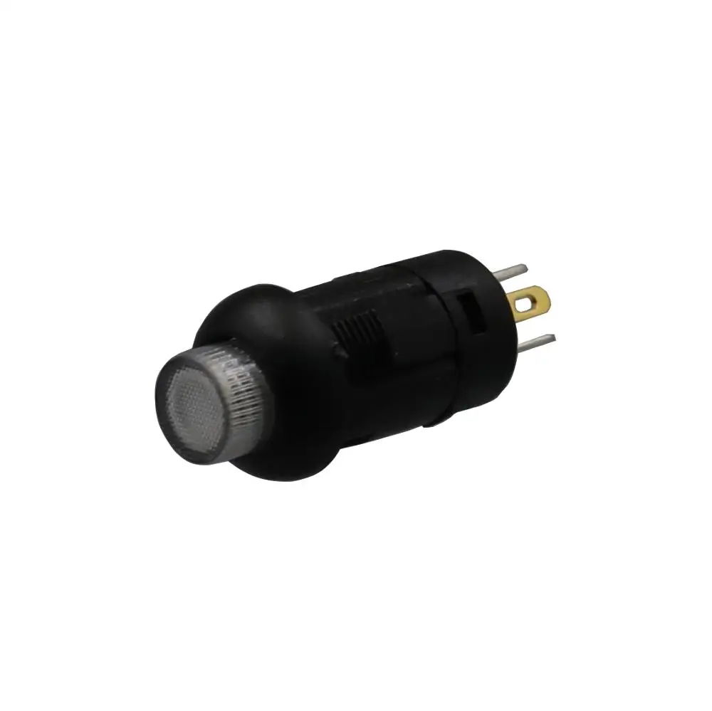 2 шт 8 мм Мгновенный прозрачный колпачок с зеленым светильник 4Pin 0.2A/36V DC кнопочный переключатель SPST