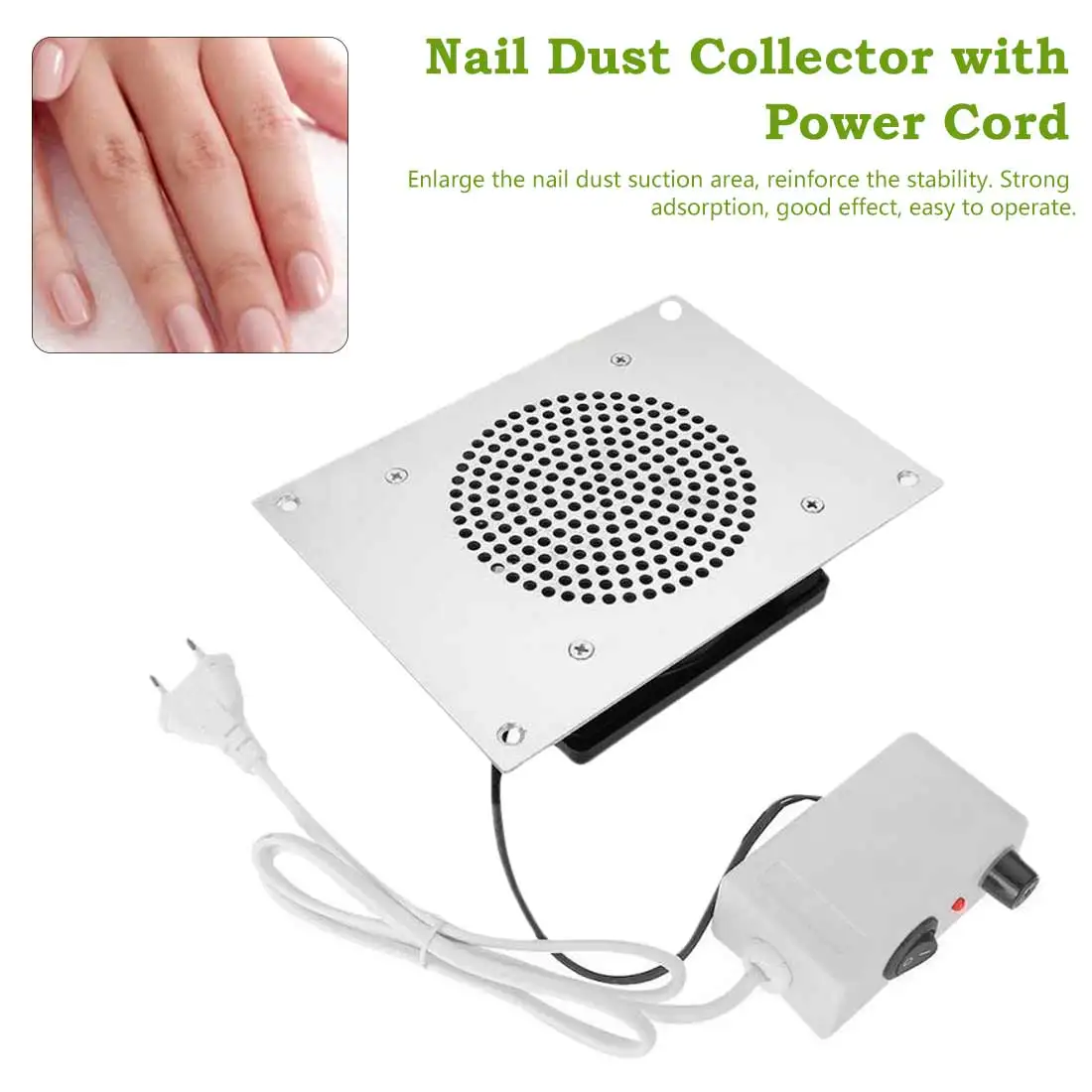 

Nail Dust Collector Manicure Machine Nail Art Vacuum Cleaner Machine Desktop Embedded Vacuum Cleaner Manicure Tools