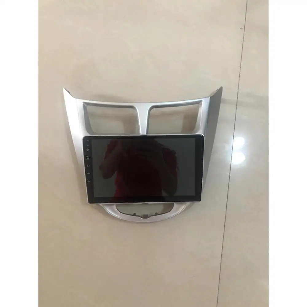 Top ChoGath 2 din Quad Core Android 8.0 Car Radio GPS Player for Hyundai Accent Verna Solaris Grand Avega 2012-2015 NO Canbus 1