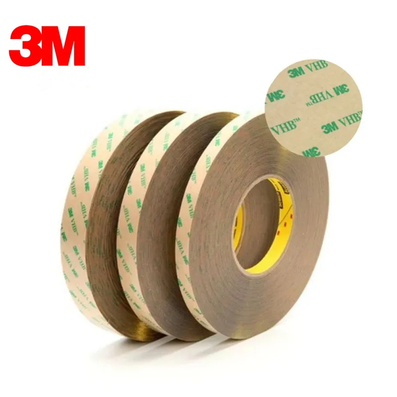 

0.75INX60YD( Pack of 2roll) 3M F9460PC VHB Adhesive Transfer Tape with Adhesive 100MP, Clear, 2mil,Dropshipping