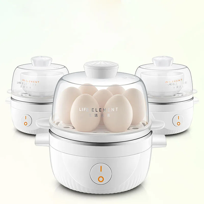 Multifunction Egg Cooker Mini Breakfast Egg Machine Automatic Power Off Anti-dry Egg Boiler Cooker Steamer For Home Kitchen