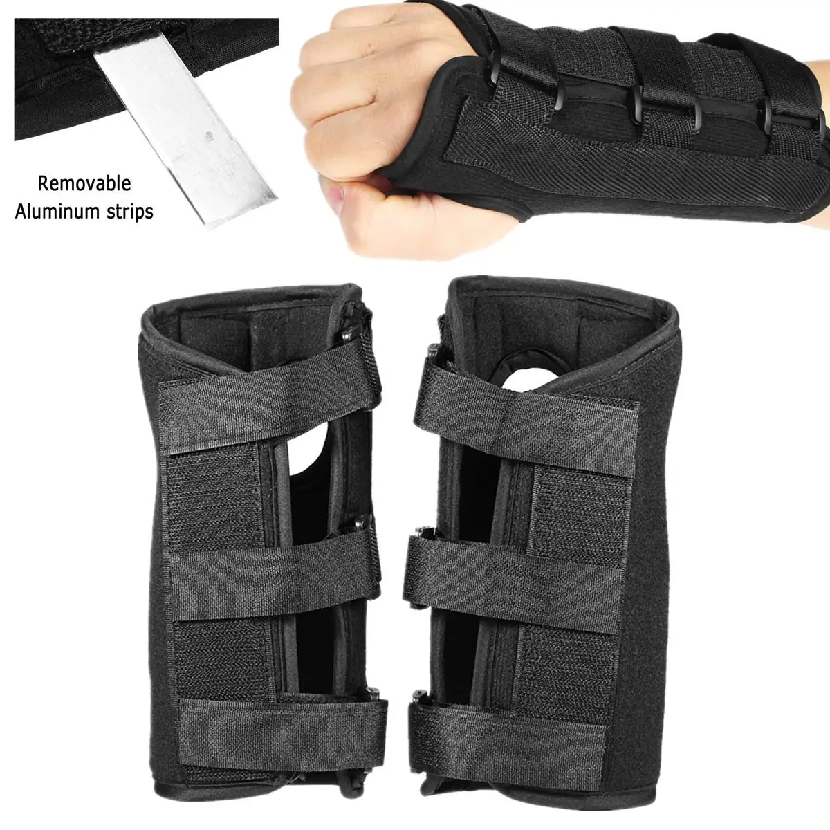 2 шт. Carpal туннельная медицинская Скоба для запястья Поддержка колодки Sprain шина для предплечья для полосы защитный ремень безопасность запястье поддержка