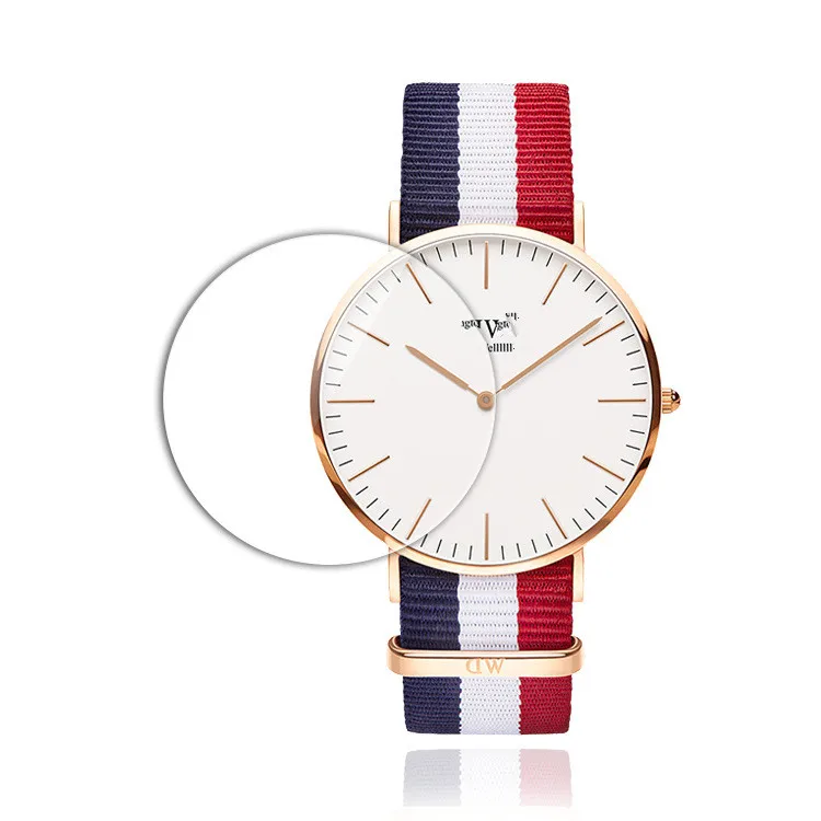 2 шт закаленное стекло для часов Daniel Wellington 2.5D Премиум Защитная пленка для DW Watch 40 мм 38 мм 36 мм 34 мм Защитная пленка для экрана