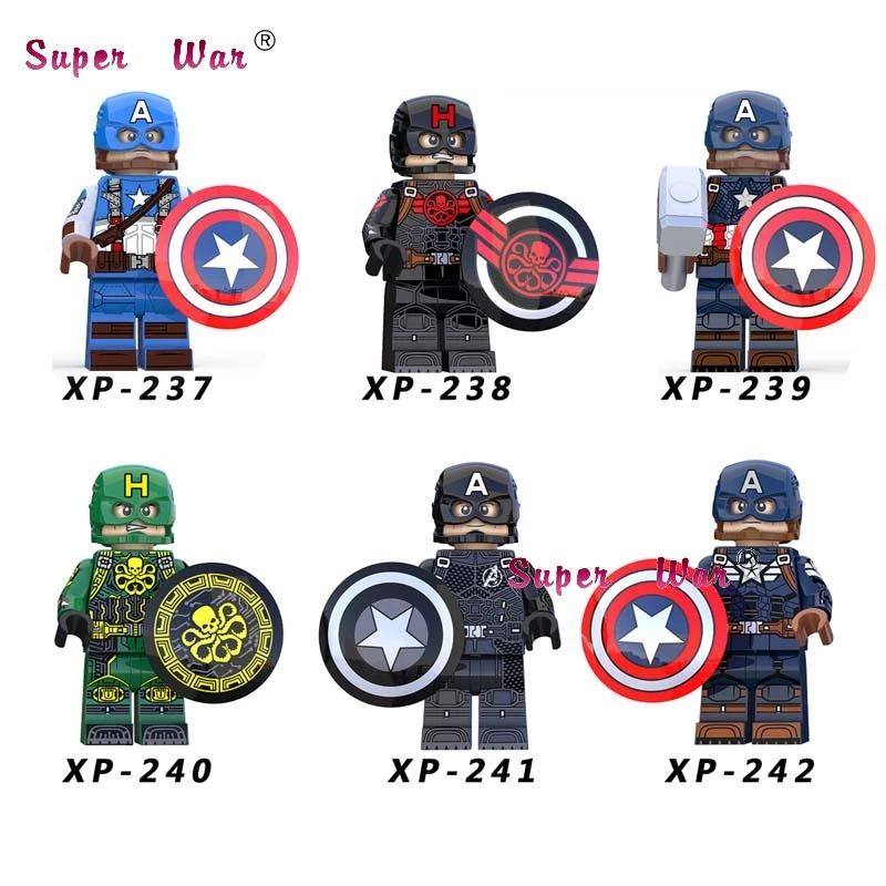 

Single Avengers Endgame Batman Bucky Deadpool Wolverine Hydra Captain America Thanos Hulk Thor hawkeye building blocks Kids Toys