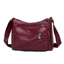 Дизайнерские роскошные женские сумки через плечо для женщин Feminina Bolsa кожаные сумки через плечо Thread Sac основной
