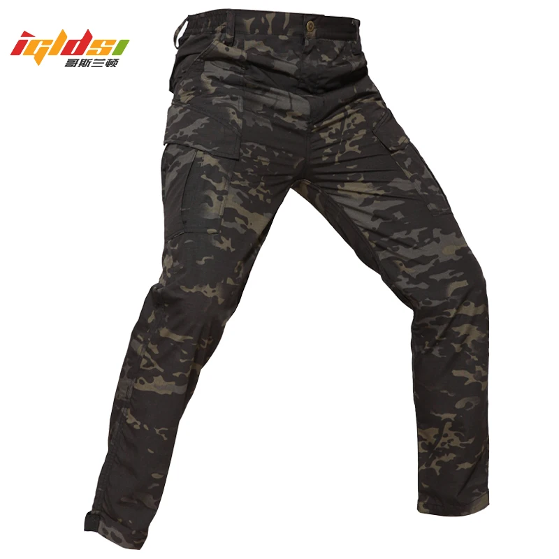 

Men's Military Tactical Pants Camouflage Straight Combat Cargo Pants Special Performance Airsoft Paintball Pants Long Trousers