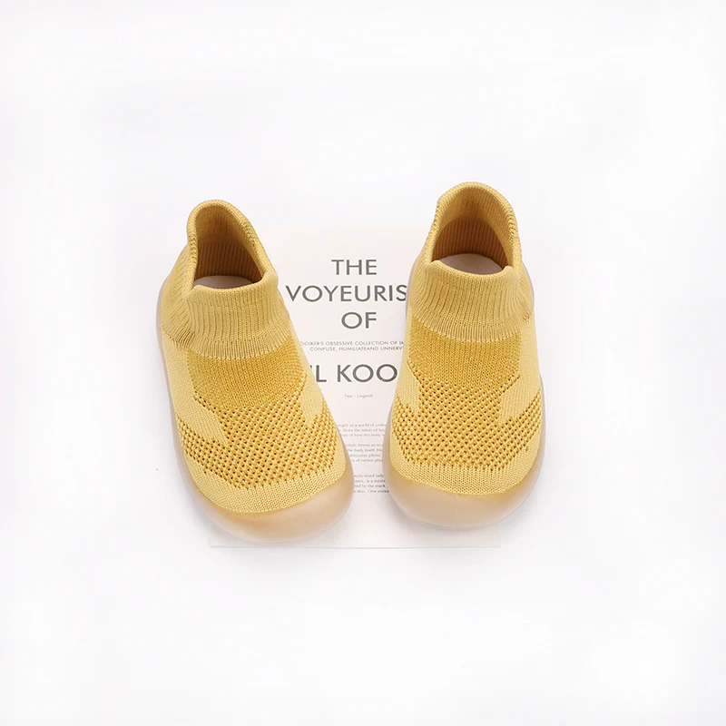 2020 Autumn Baby Girls Boys Casual Shoes Soft Bottom Toddler Shoes Comfortable Non-slip Outdoor Children KIds Knitted Shoes