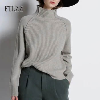 

Women Vintage Sweater New 2019 Autumn Winter Long Sleeved Loose Casual Knitted Tops Korean Ladies White Pullover Sweaters