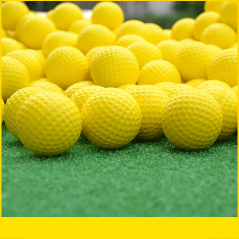 5 шт/лот PGM мяч гольф продукты ПУ гольф Крытый Софтбол желтый пол Q008