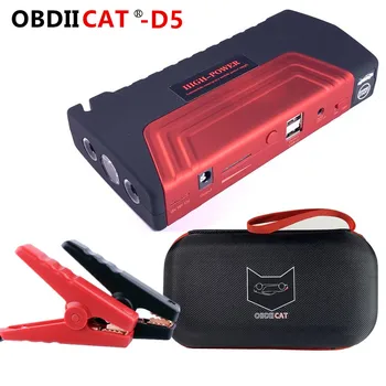 

OBDIICAT-D5 High Quality 12V Portable Mini Jump Starter Car Jumper Booster Power Bank for Petrol Car/Motorcycle/Digital