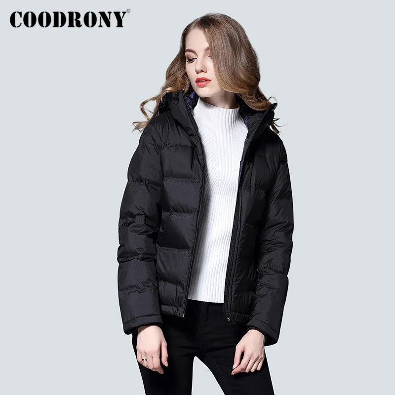 

COODRONY Brand Streetwear Fashion Windproof Warm Female Parkas 2020 New Autumn Winter Elegant Women's Down Jacket W9004