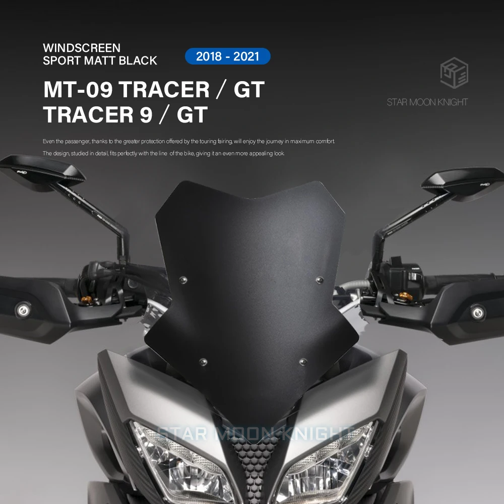 Mt-09 Tracer Parabrezza Parabrezza Misura Per Yamaha Mt09 Mt 09 Tracer Gt Tracer 9 Gt Tracer 900 Parabrezza Schermo Parti Di Protezione