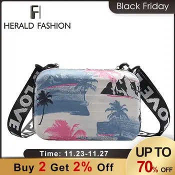 

Personality Women Shoulder Bag Fashion Small Female Clutch Mini Square Box Bag Cartoon Color Lovely Crossbody Bags Women Handbag