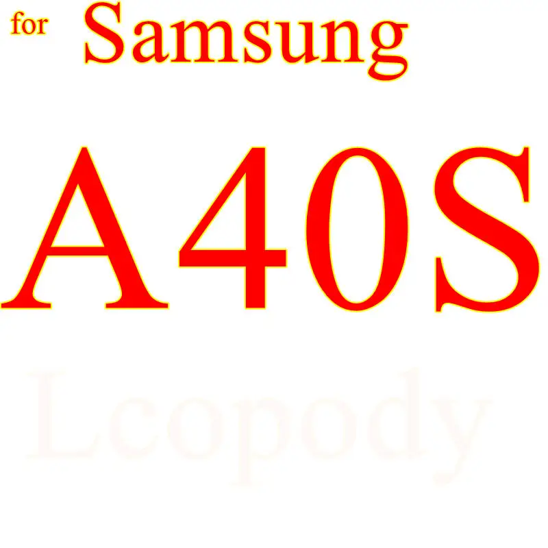 for samsung a40S Закаленное Стекло на samsung Galaxy A10 A20 A30 A40 A50 A60 Экран протектор для samsung A10S A20E A20S A30S A50S чехол Защитное стекло - Цвет: for samsung a40S