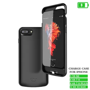 4200 2600mah のポータブル Power Bank ケース Iphone 用 5 5S 、 SE バッテリーケース外部バッテリーパワー充電器ケースバックアップ powerbank カバー