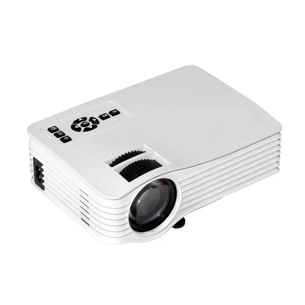 Портативный UC36 1080P полный высокой четкости домашний кинотеатр 3D кинотеатр HDMI USB цифровой Мультимедиа светодиодный мини-проектор 640*480