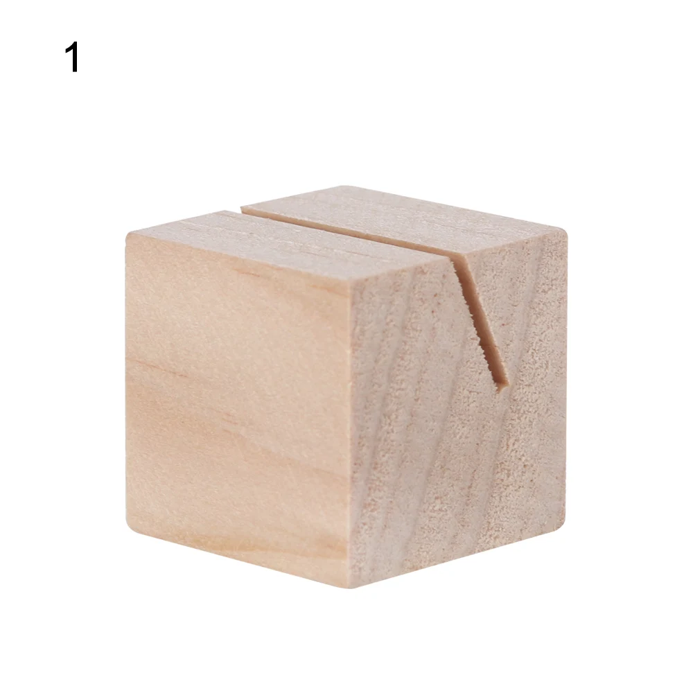1-1PC 1/3 шт. модные натуральные деревянные зажимы для заметок Фото Держатель Зажимы Поддержка настольная карта сообщения ремесла свадебные, офисные и школьные принадлежности - Цвет: 1-1PC