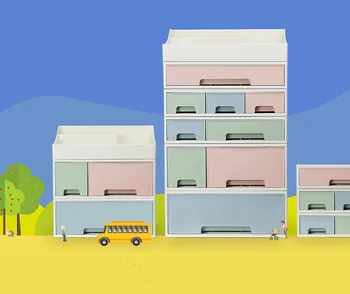 

1PC Combinable Nail Polish Lipstick Storage Box Makeup Organizer Cosmetic Jewelry Case Drawer Desktop Sundries Container QA 140