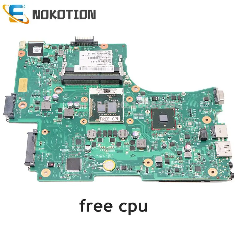 NOKOTION материнская плата для ноутбука Toshiba Satellite L650 HM55 DDR3 1310A2332403 v00021890 6050A2332401-MB-A03 основная плата