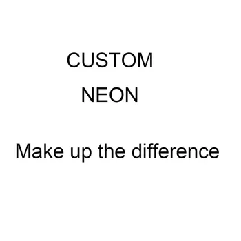 

Make up the difference CUSTOM Neon Light Signs For Business bar Glass tube neon lamp grow light night light For Bedroom led lamp