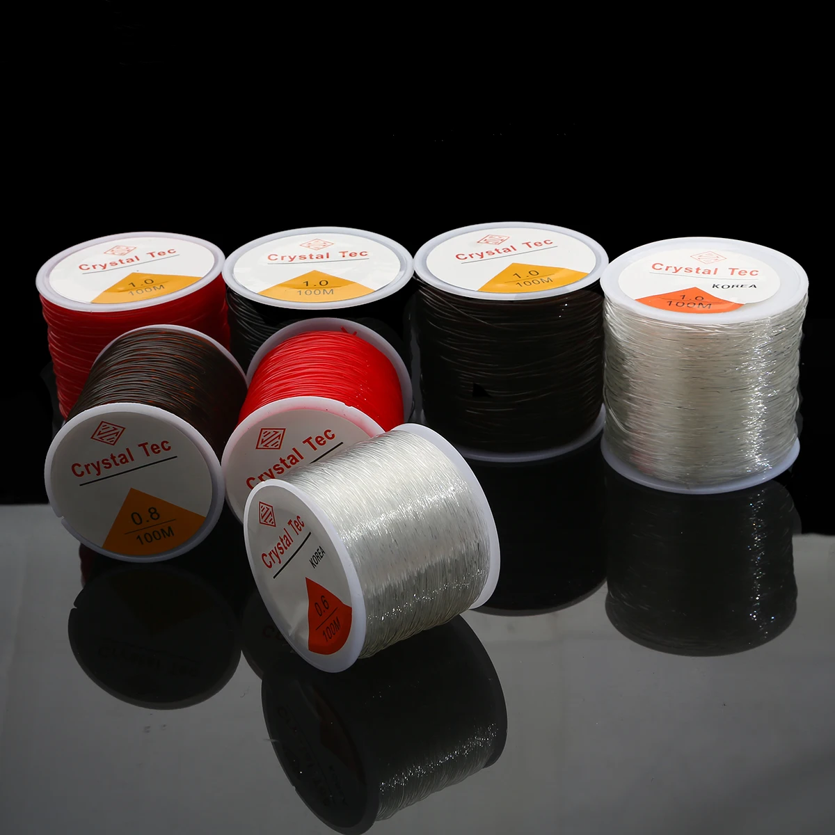 0.5mm Stretch Elastic Cord - Clear - 20m Roll - Beads And Beading