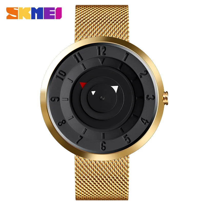 

SKMEI Top Brand Men Quartz Watch Stainless Steel Strap Waterproof Clock Casual Men's Watches Male Wristwatches Relogio Masculino