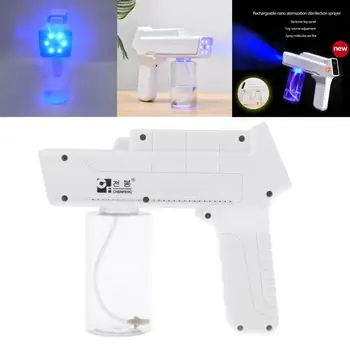 

Blue Light Nano Sanitizer Spray Sprayer Cordless Disinfectant Fine Mist Fogger