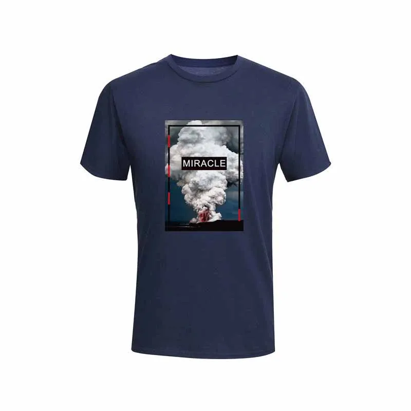 2019 Summer Men's Multi-Color Volcanic eruption Deer High Quality Cotton T Shirt Men's Short Sleeve Slim Business Casual Solid 2019 Summer Men's Multi-Color Volcanic eruption Deer High Quality Cotton T Shirt Men's Short Sleeve Slim Business Casual Solid