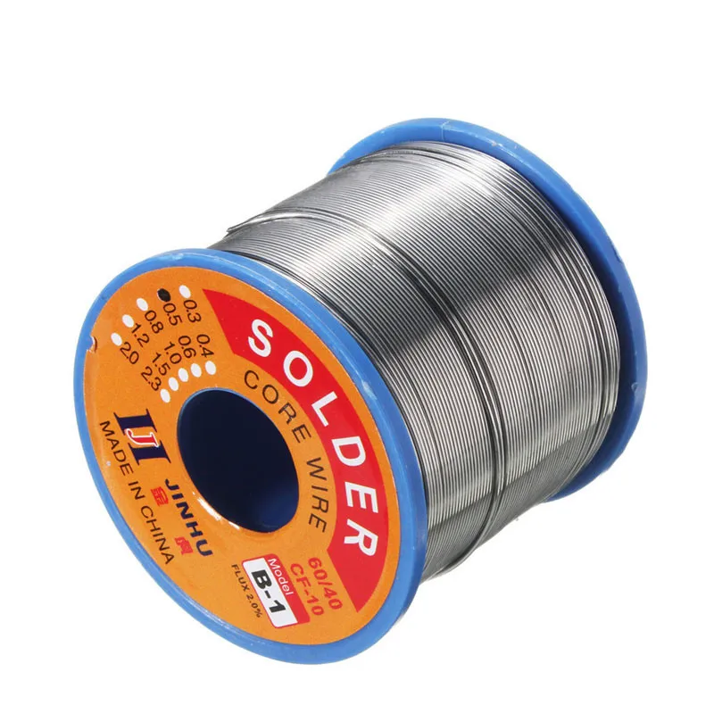 JimBon 400g 0,5 мм 60/40 олова свинцовая линия канифольное ядро поток паяльная сварочная стальная проволока в катушке для пайки Инструменты