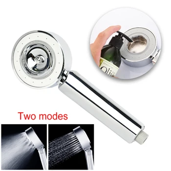 

ABS Double-Sided Shaking Head Shower On Both Sides Of The Water Can Add Shower Gel Shower Head 8*24CM for Bathroom Shower