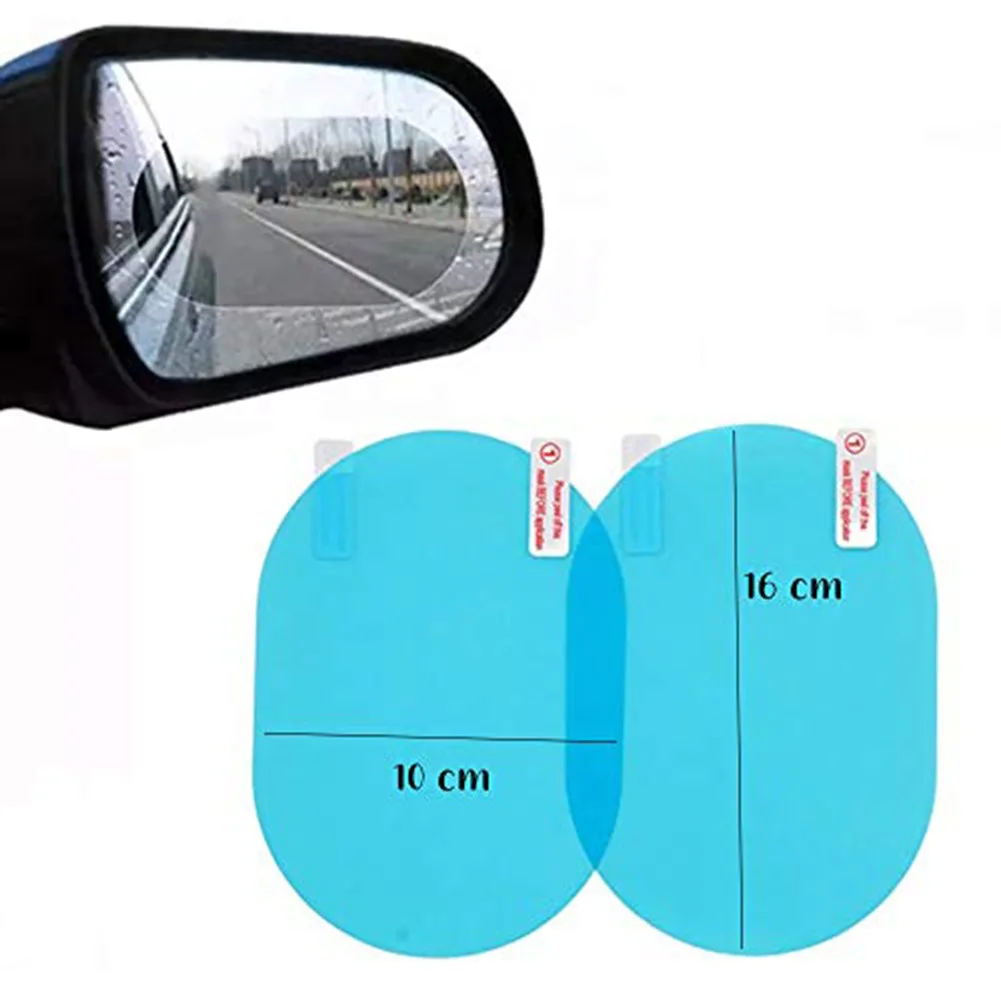 Oval Car Rearview Mirror Waterproof Sticker Auto Spares World