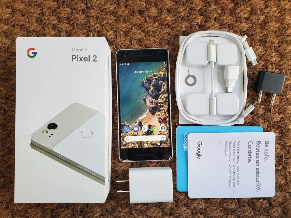 Оригинальная новая версия Google Pixel 2 1920*1080 5," 4 Гб ОЗУ 64 Гб ПЗУ Восьмиядерный мобильный телефон Snapdragon 835 Android 8,0