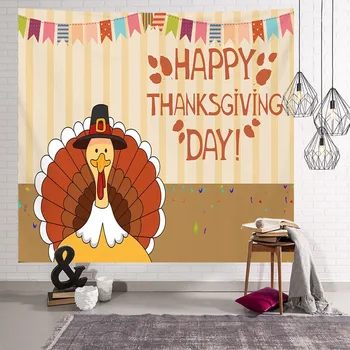 

European and American style tapestry Thanksgiving decoration cloth atmosphere hanging cloth Simple series ins wind backdrop