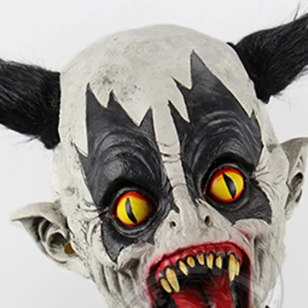 Mutant Bat Clown Halloween Horror Bar Ball Chamber Escape Props Terrorist Latex Masks Soft Mask Headgear