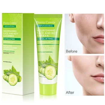 

Cucumber Exfoliator Peeling Facial Cleanser Moisturizing Exfoliation Facial Whitening