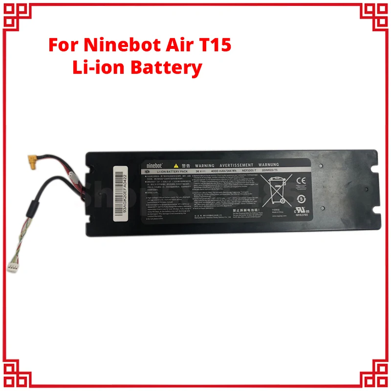 

Original Air T15 lithium Battery Special Parts For Ninebot Air T15 Electric Scooter Li-ion Battery KickScooter Accessories