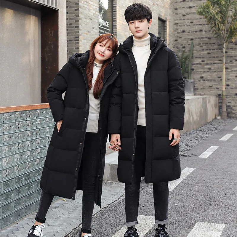 

Winter Down Coats Women Men's Top Quality 90% White Duck Down Thicken Warm Fashion Hooded Long Balck White Canada Jacket 5XL