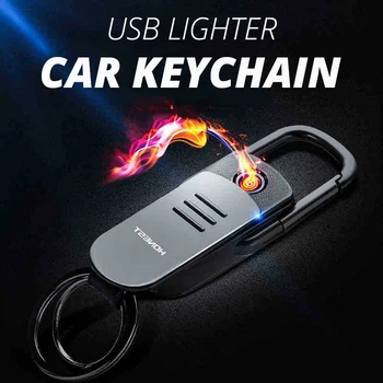 

Car Keychain USB Cigarette Lightert Key Chain Tungsten Flameless USB Charging Moto Keyring for Bmw Scania Opel VW Peugeot Vespa