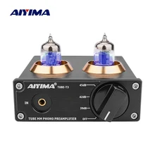 AIYIMA-preamplificador de Audio HiFi, tarjeta de Audio, tubo de vacío, 6J2, preamplificador de Phono, fonógrafo estéreo, bricolaje, para amplificadores de sonido de potencia