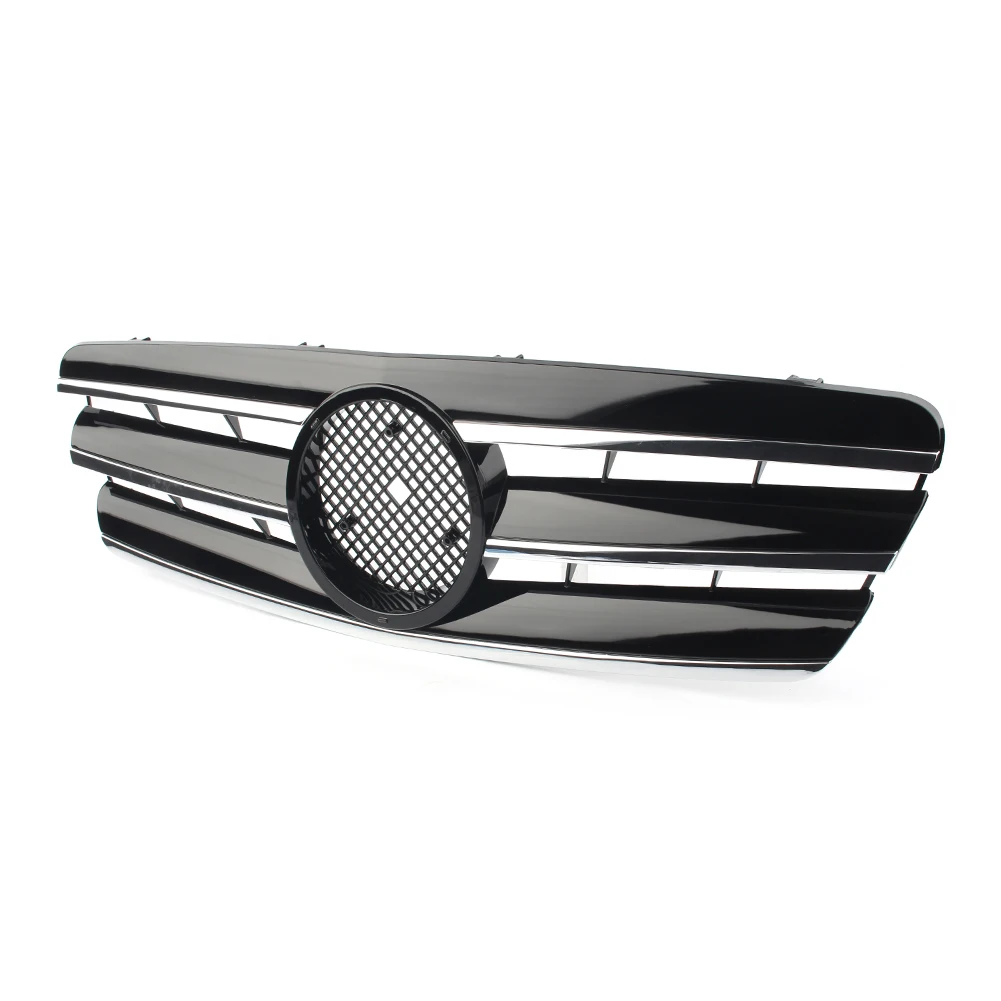 W203 автомобиля Передняя решетка верхний гриль для Mercedes-Benz C-Class C280 C320 C240 C200 2000 2001 2002 2003 2004 2005 2006 ABS Пластик