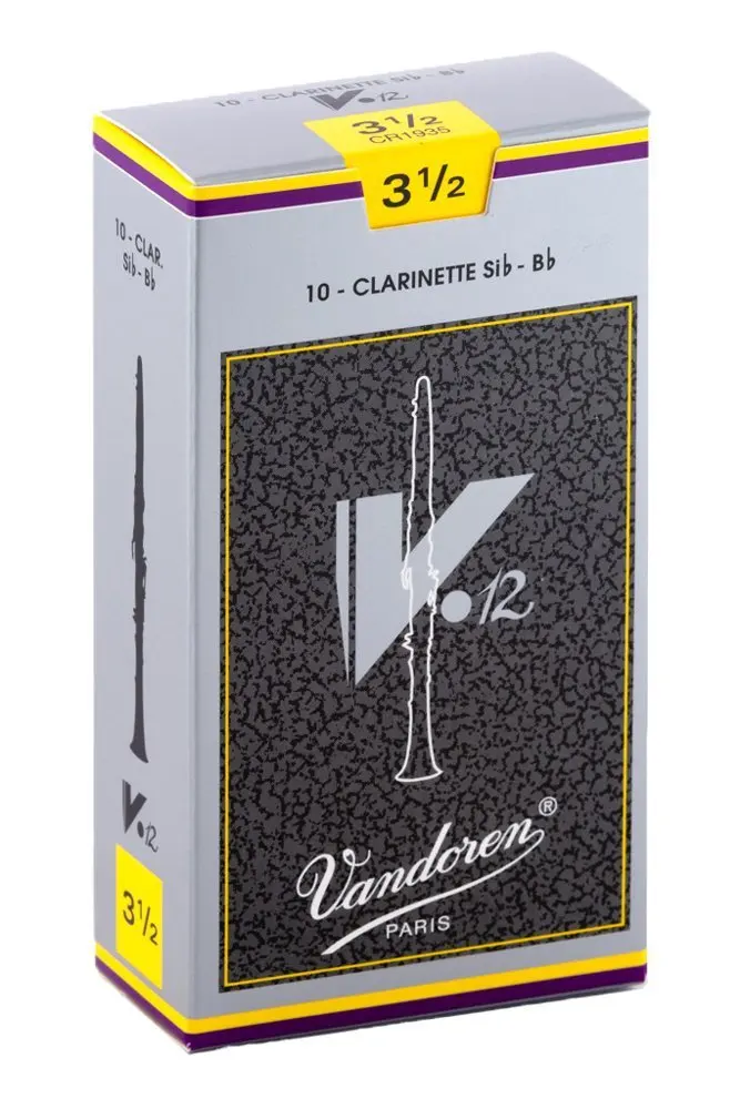 VanDoren Bend Delin V12 серый серебряный ящик B трость для кларнета кларнет 10 шт 2,5 3-3,5