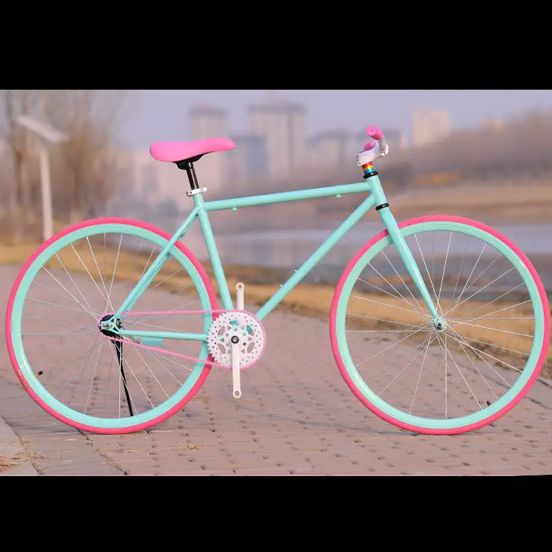 X-Front, бренд fixie, велосипед с фиксированной передачей, 50 см, сделай сам, Односкоростной инвертор, для езды на велосипеде, шоссейный велосипед, трек fixie, яркий велосипед - Цвет: T08