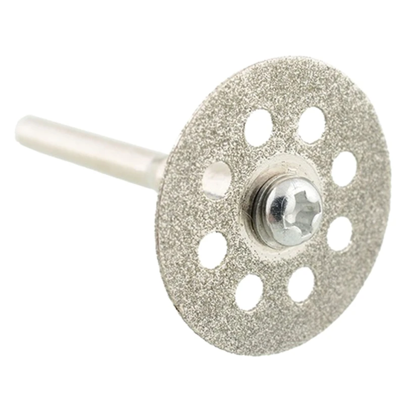 10PCS Mini 22mm Diamond Cutting Disc Saw Blade Mill Sheet& 36Pcs 24mm Resin Cutting Grinding Wheel Rotating Blade Disc Tool Ele