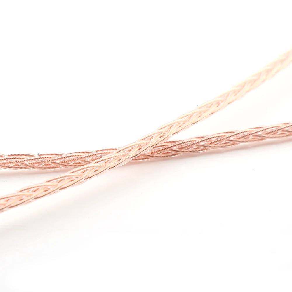 8cores Replacement Headphones Cable Audio Upgrade Cable For Meze 99 Classics Focal Elear Headphones Pure Copper Cable