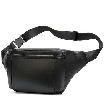 

fashion small pocket belt waist bags leather men waterproof phone belt bag men's leather waist bum bags men heuptas heren 8910