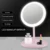 Led Light Makeup Mirror Storage LED Face Mirror Регулируемый Сенсорный Диммер USB Led Vanity Mirror Стол Стол Косметическое Зеркало