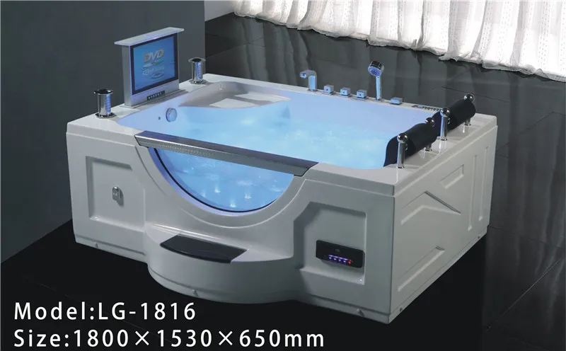 Фабрика Фошань массажная ванна со стеклом квадратной формы|bathtub|bathtub massagebathtub glass |