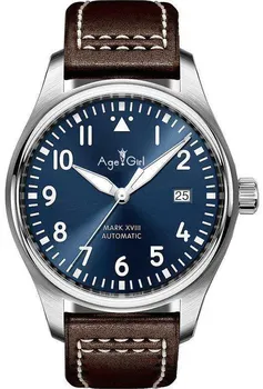 

Luxury Brand Men Automatic Mechanical Pilot MARK XVIII Black Cow Brown Leather Stainless Steel Sapphire Green Canvas Blue Watch